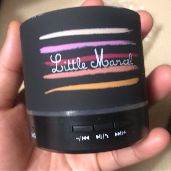 NIB NWT Little Marcel Luminous Lights Rechargeable Wireless Bluetooth Speaker - Picture 3 of 12